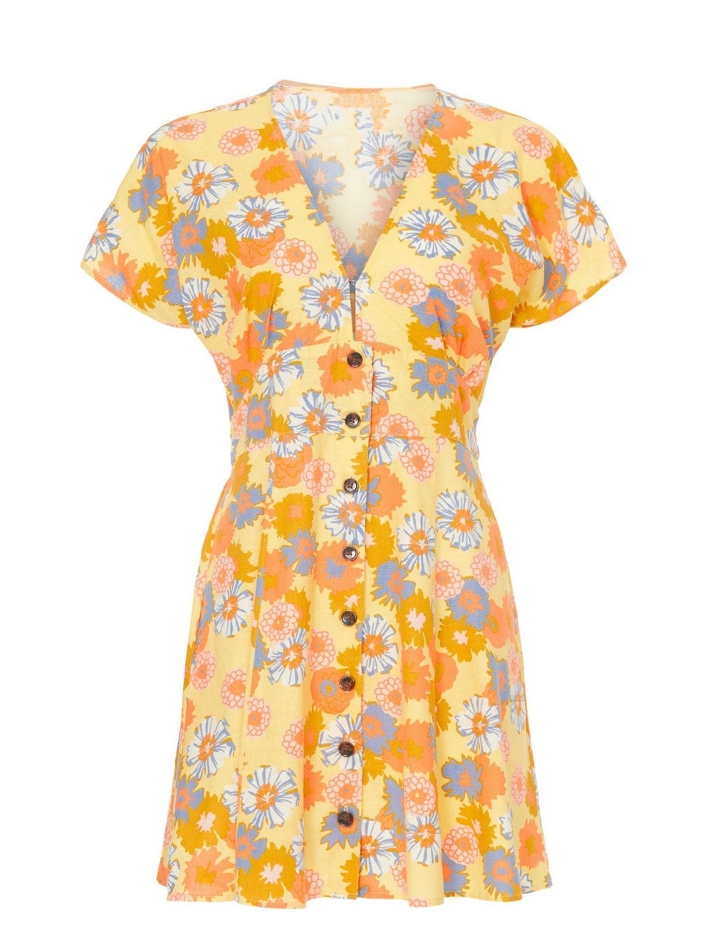 Marine Layer Camila Floral Mini Dress - Picture 2 of 10